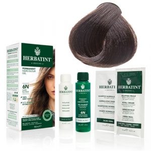 Natur hår farve fra Herbatint (Golden chestnut - 4D)