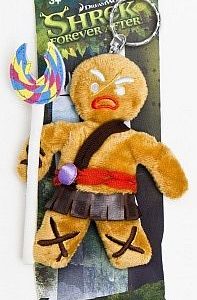 Shrek - Gingerbread Man (Gingy) Keychain/Plush/Bamse