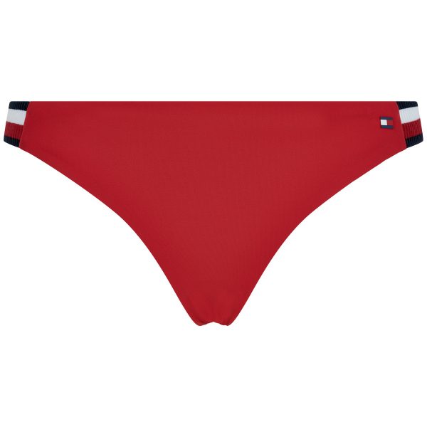 Tommy Hilfiger Cheeky Bikini Trusse, Farve: Rød/blå, Størrelse: XS, Dame