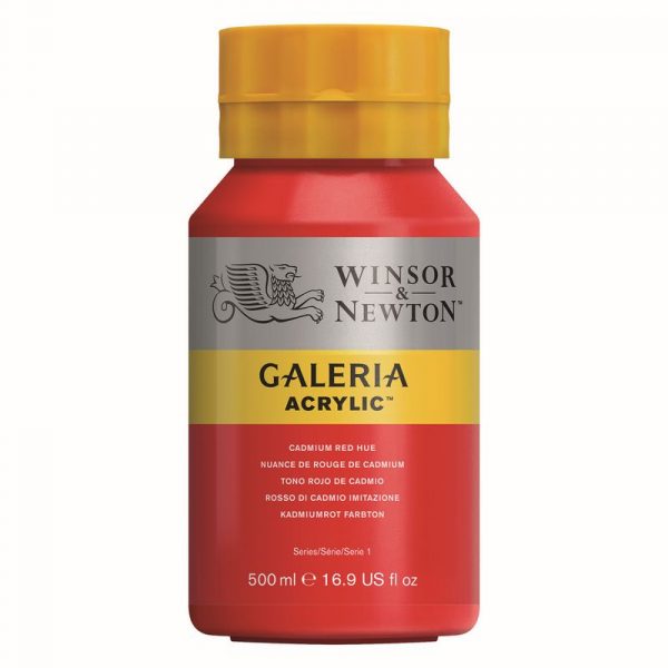 Winsor & Newton Galeria Cadmium red hue Akrylfarve 500 ml