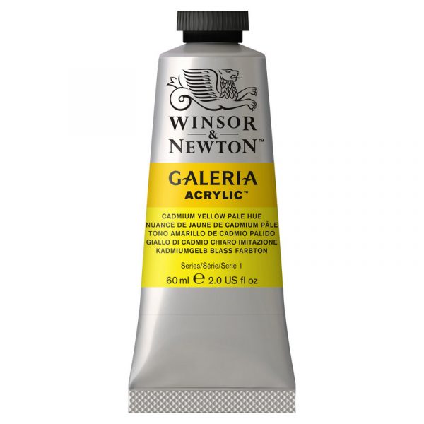 Winsor & Newton Galeria Cadmium Yellow Pale Hue Akrylfarve 114 60 ml