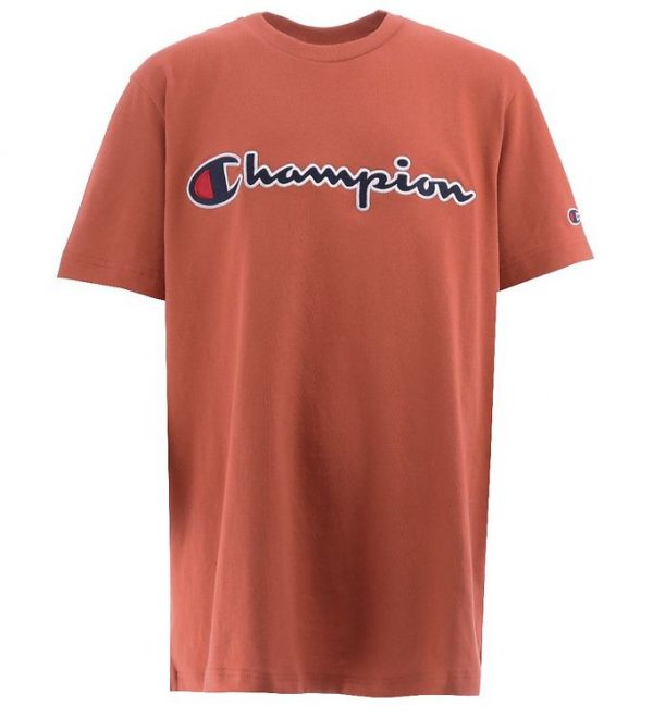Champion Fashion T-shirt - Orange m. Logo