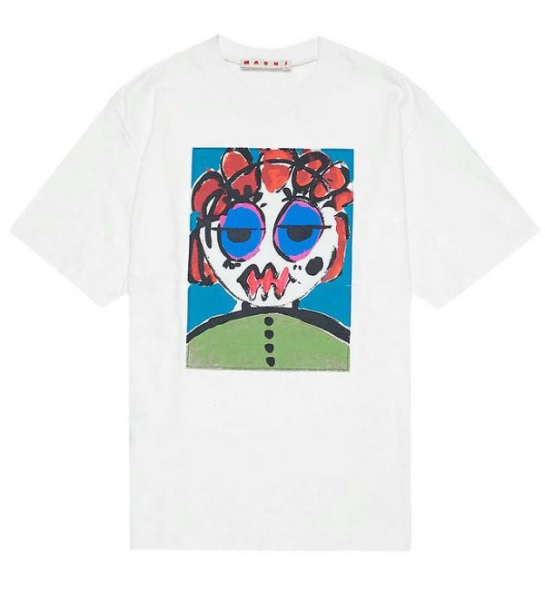Marni T-Shirt - Hvid m. Print