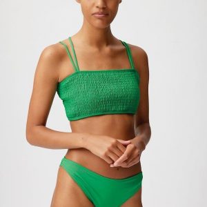 Gestuz Eyjagz Bikini Top, Farve: Grøn Bee, Størrelse: M, Dame