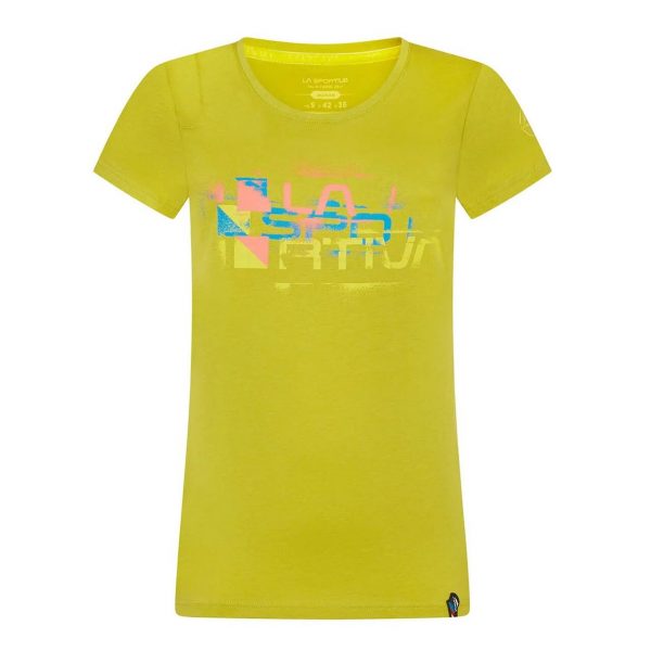 La Sportiva Womens Square Evo T-Shirt (Grøn (KIWI) X-small)