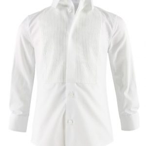 Dolce & Gabbana Skjorte - Hvid m. Plissering
