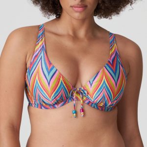 Primadonna Swim Kea Bikini Top Rbp, Farve: Rainbow Paradise, Størrelse: 75E, Dame
