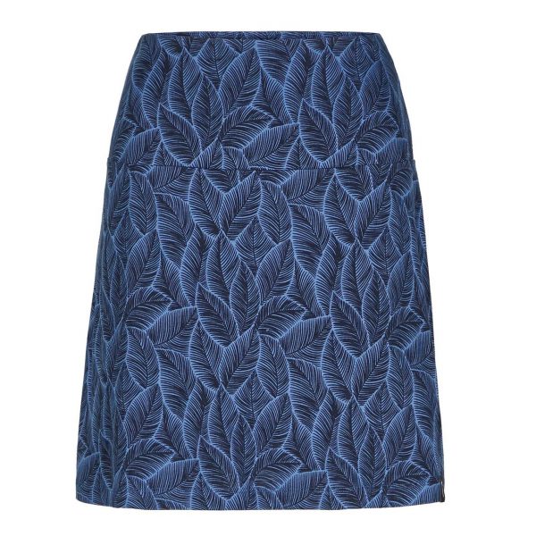 Frilufts Womens Tunja Skirt (Sort (DARK SAPPHIRE AOP BICL LEAVES) Small)