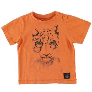 Mini A Ture T-Shirts - Legolas - Orangemeleret m. Leopard