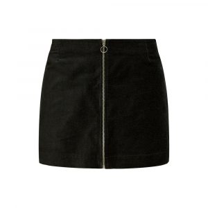 People Tree | Halima Velvet Skirt in Black - XL