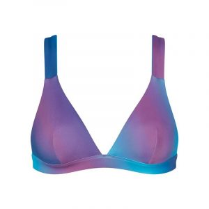 Sloggi Shore Fornillo Triangle Bikini Top, Farve: Turquoise Dark Combination, Størrelse: L, Dame