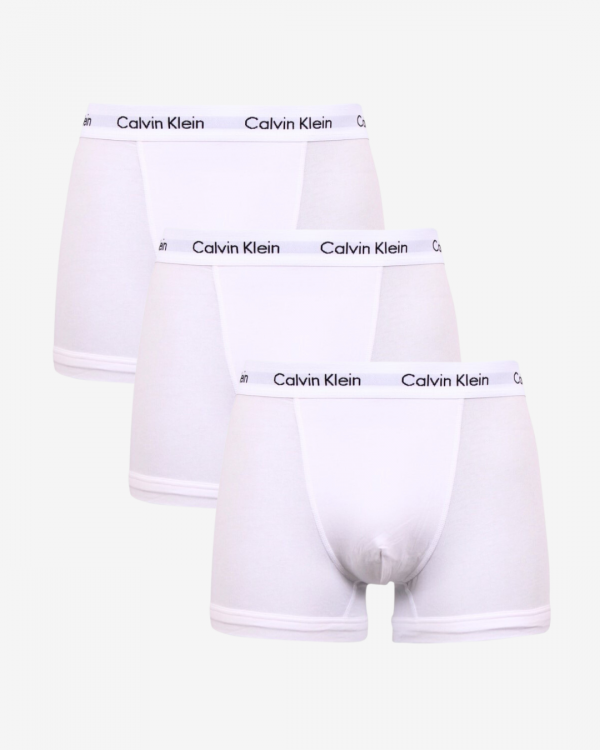 Calvin Klein Underbukser trunks 3-pak - Hvid - Str. S - Modish.dk