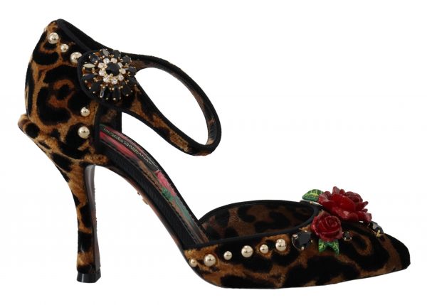 Dolce & Gabbana Brun Leopard Højhælede Sko