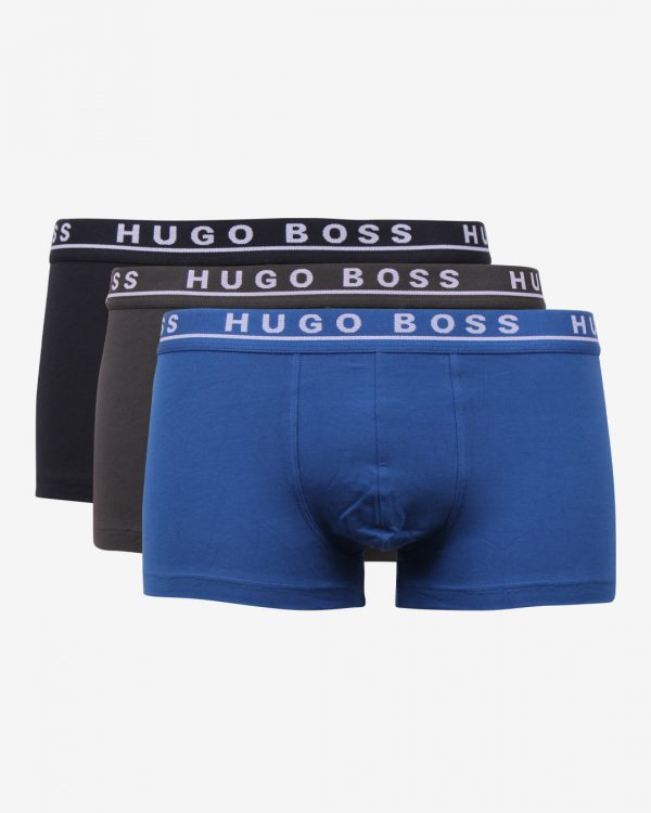 Hugo Boss Boxershorts trunk 3-pak - Blå mix - Str. S - Modish.dk