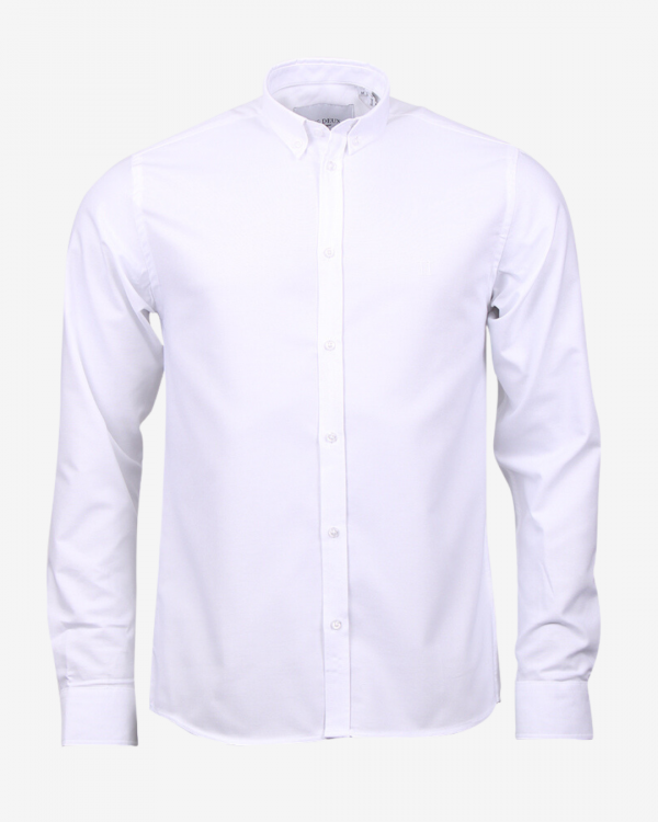 Les Deux Christoph oxford skjorte - Hvid - Str. S - Modish.dk