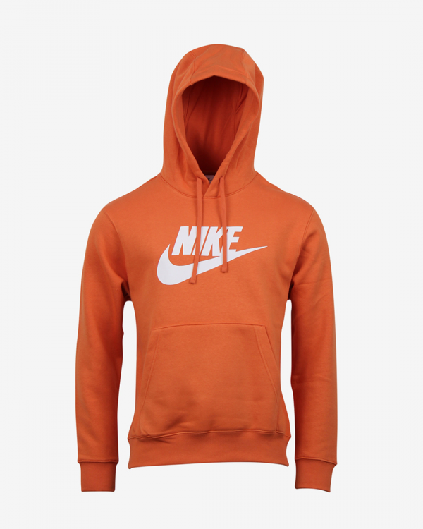 Nike Club hættetrøje - Orange - Str. S - Modish.dk