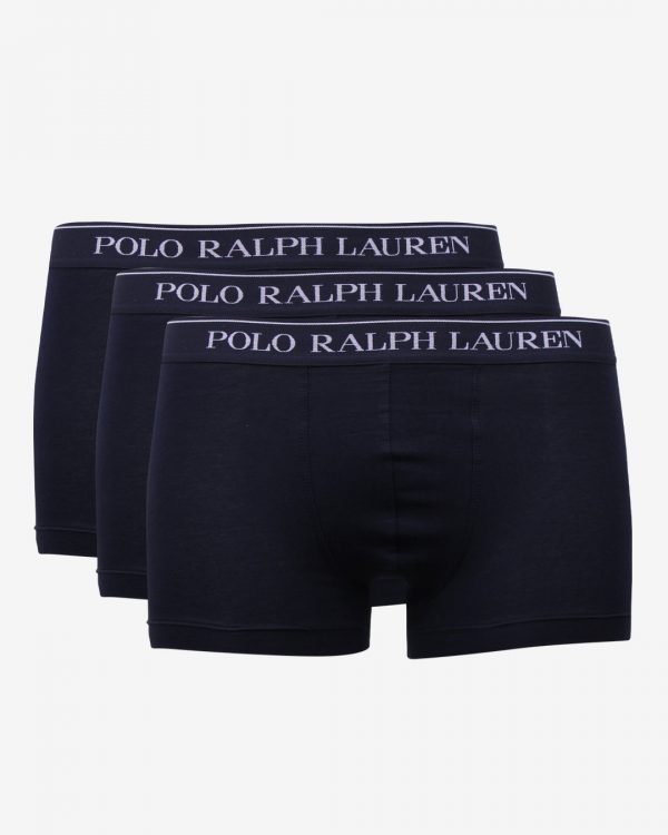 Ralph Lauren Boxershorts trunk 3-pak - Navy - Str. S - Modish.dk