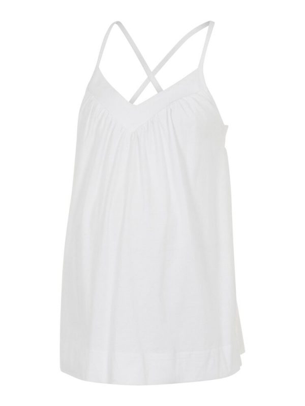 Renee s/l jersey top A. - snow white - S