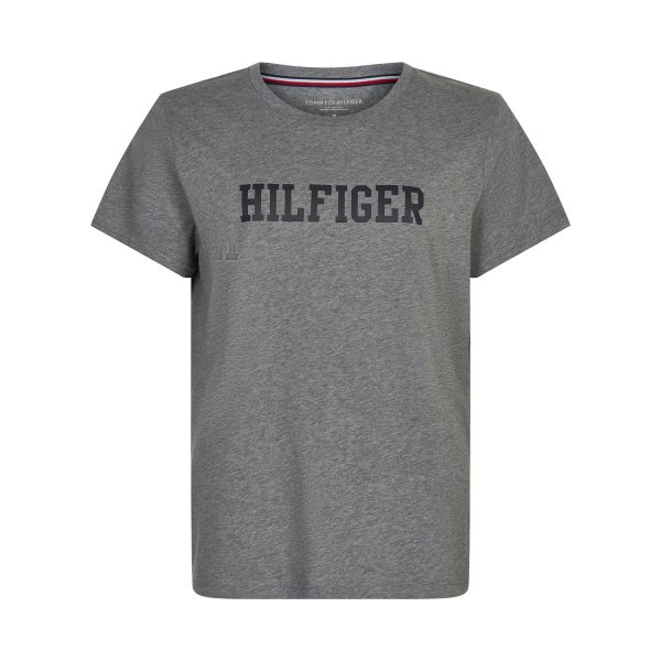 Tommy Hilfiger Cn T-shirt, Farve: Mid Grå, Størrelse: XS, Dame