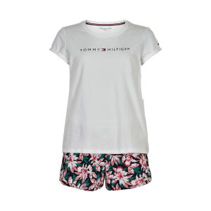 Tommy Hilfiger Lingeri Pyjamas, Farve: Hvid/tropical Floral, Størrelse: XS, Dame