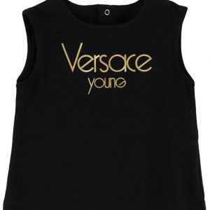 Young Versace Top - Sort m. Guld