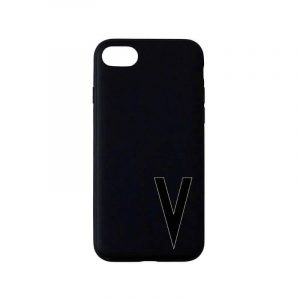 Design Letters - Personal ''V'' Phone Cover Iphone 7/8 - Black