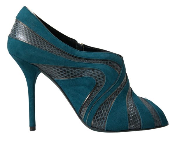 Dolce & Gabbana Blå Ankle Støvler