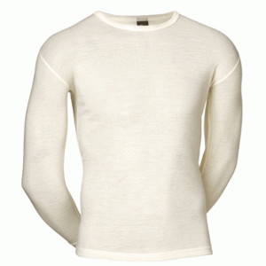 JBS uld undertrøje med lange ærmer råhvid-2XL