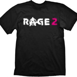 Rage 2 - Logo (White & Pink) - T-Shirt - Size: Medium (M)
