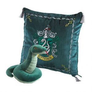 Harry Potter - Noble Collection - Mascot Plush & Pillow/Cushion: Slytherin - Bamse 25cm & Pude 34cm