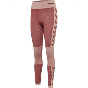 Hummel CLEA Seamless Mid Waist Tights - Withered Rose/Rose Tan Melange