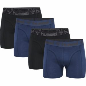 Hummel Marston 4pak underbukser/boxershorts i sort & mørkeblå til herre