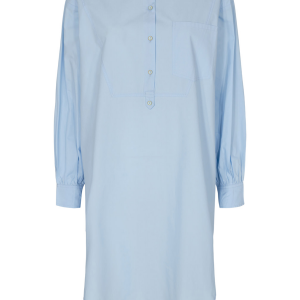 Nümph Nubarbara Lang Skjorte, Farve: Blå, Størrelse: 36, Dame