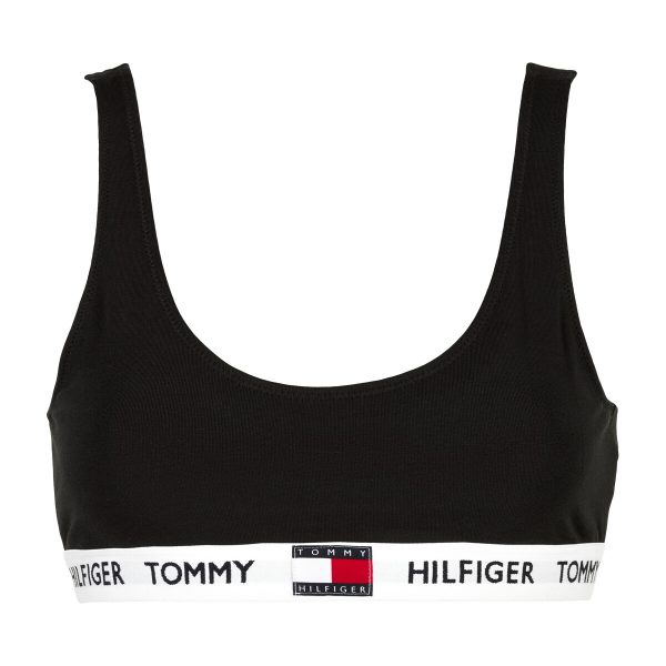 Tommy Hilfiger Lingeri Bralette Bikini Top, Farve: Sort, Størrelse: XS, Dame