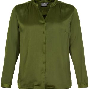 Anyway+ Skjorte Rany+, Farve: Grøn, Størrelse: L, Dame