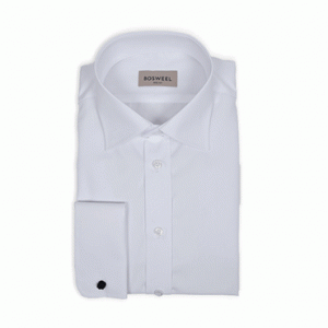 Bosweel skjorte m/ dobbelt manchett classic fit 2476-10-38 / small