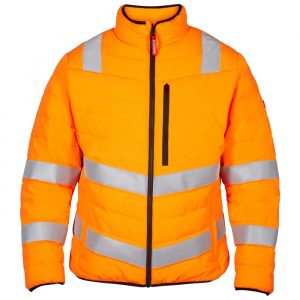 FE-Engel Safety Quiltet Jakke - Orange-3XL