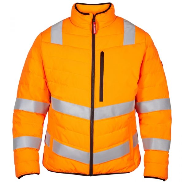 FE-Engel Safety Quiltet Jakke - Orange-3XL