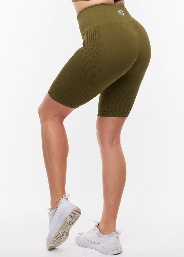 GYMONE HYPE SEAMLESS SHORTS OLIVEN - S