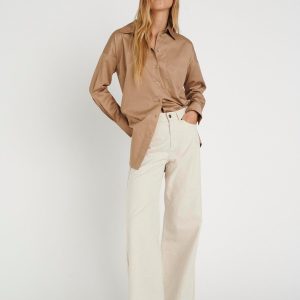 Inwear Maxiw Skjorte, Farve: Brun, Størrelse: 34, Dame