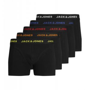 Jack & Jones 5pak underbukser/boksershorts i sort til herre