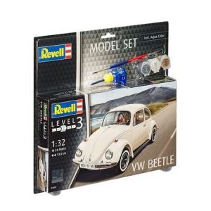 Revell - Vw Beetle Model Bil Byggesæt - 1:32 - Level 3 - 67681