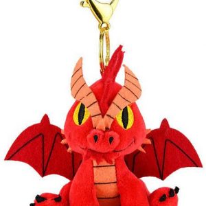 Dungeons & Dragons - Red Dragon - Kidrobot Phunny Plush/Bamse Keyring Charm 7cm