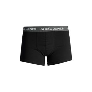 Jack & Jones 5pak underbukser/boksershorts i sort med grå lining til herre