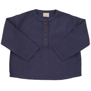 Klassisk skjorte - Mørkeblå - 98