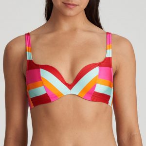 Marie Jo Swim Tenedos Bikini Top Jaz, Farve: Jazzy, Størrelse: 70B, Dame