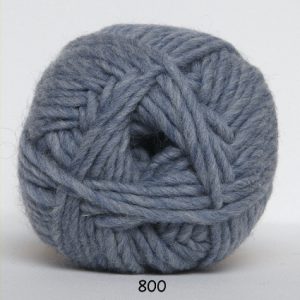 Natur uld - lys jeansblå (800)