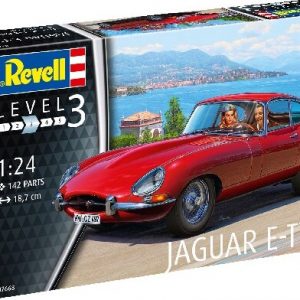 Revell - Jaguar E-type Bil Byggesæt - 1:24 - Level 3 - 07668