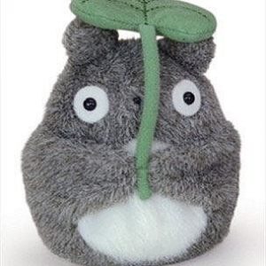Studio Ghibli - My Neighbor Totoro - Totoro (Holding Leaf) - Bamse/Plush Beanbag 13cm