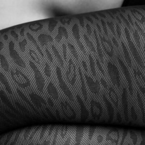 Swedish Stockings | Emma Leopard Tights - XL